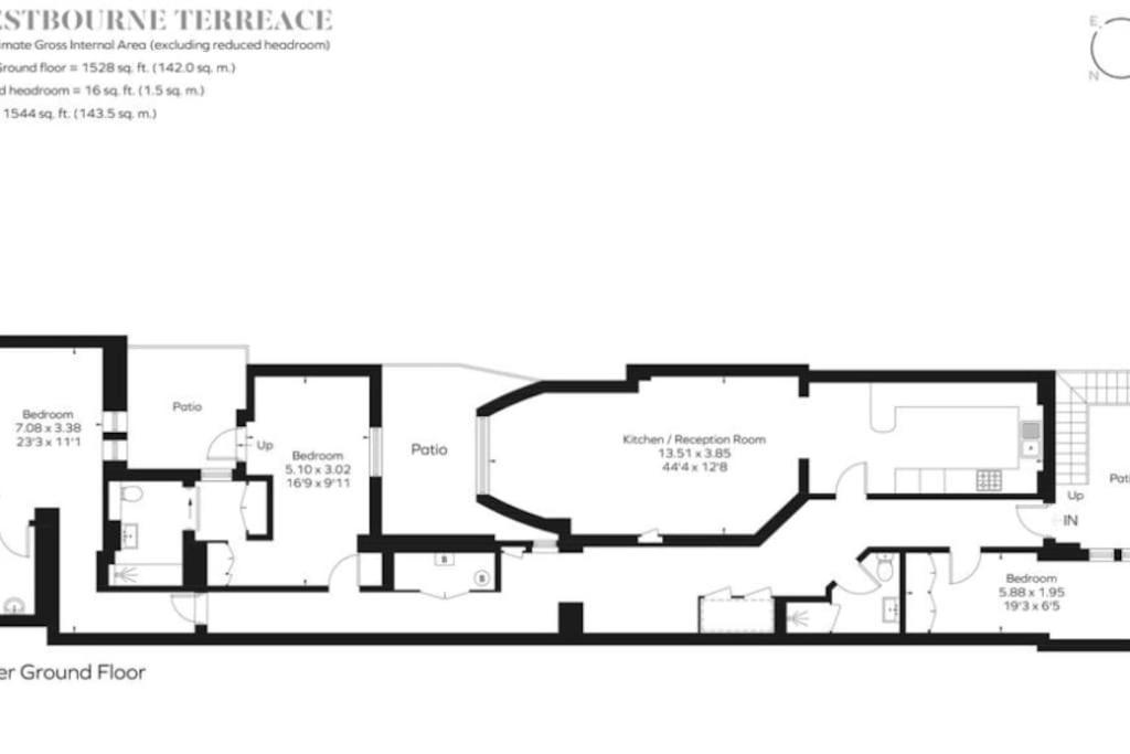 Super Spacious 3 Bedroom And 3 Bathroom Apartamento